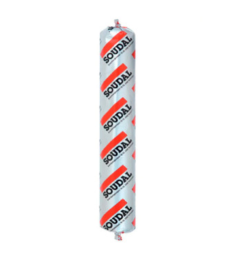 Полиуретановый герметик Соудал (Soudal) Soudaflex 40, серый, 600мл