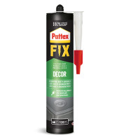 Клей монтажний акриловий Патекс (Pattex) Fix Decor, білий, 380г