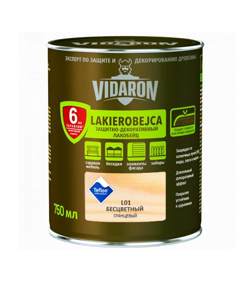 Лакобейц Відарон (Vidaron), безбарвний L01, 0.75 л