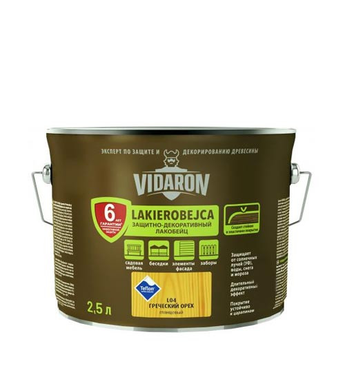 Лакобейц Видарон (Vidaron), грецкий орех L04, 2.5 л