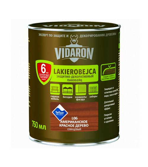 Лакобейц Відарон (Vidaron), американське червоне дерево L01, 0.75 л