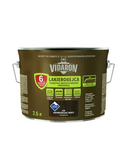 Лакобейц Відарон (Vidaron), африканське венге L10, 2.5 л