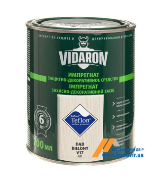 Імпрегнат Відарон (Vidaron), вибілений дуб, V17, 0.7 л