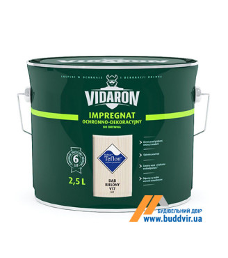 Імпрегнат Відарон (Vidaron), вибілений дуб, V17, 2.5 л