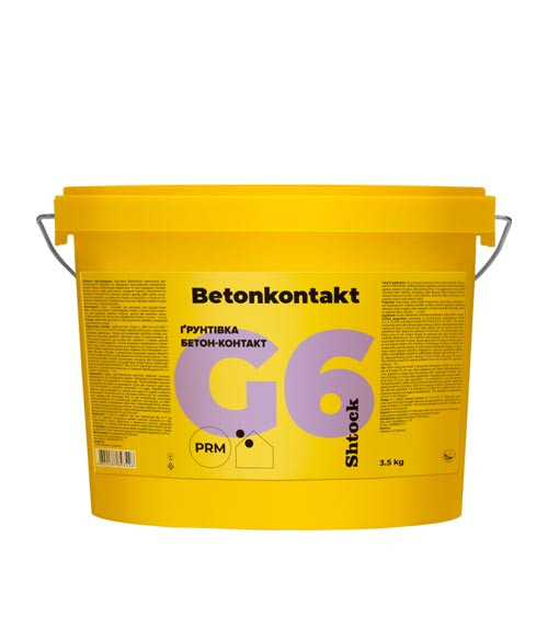 Грунтовка бетонконтакт Шток (Shtock) G6, 3.5кг