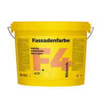 Фасадна акрилова фарба Шток (Shtock) Fassadenfarbe F4 біла, 7 кг
