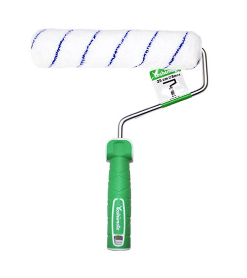 Валик з ручкою Yoshimoto Microfiberl, повнотілий, ворс 8 мм, 25 см