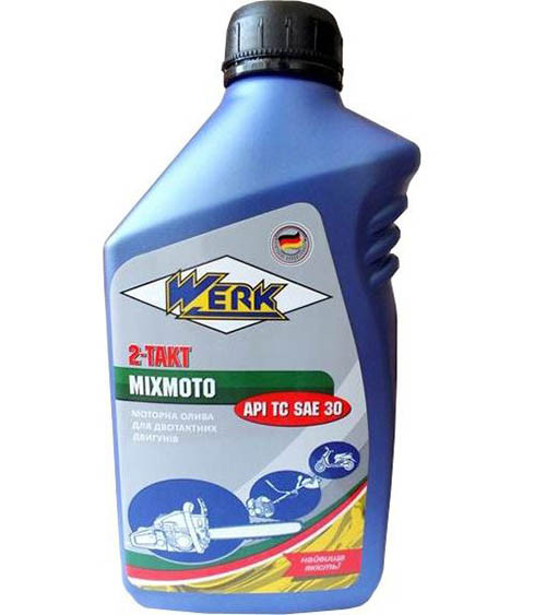Моторне масло Werk 2-Takt Mixmoto API TC, 1 л