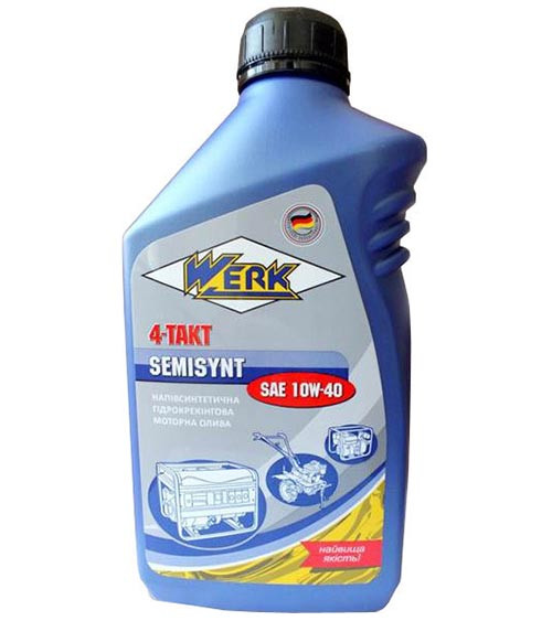 Моторне масло Werk 4-Takt Semisynt Sae10W-40 API SG/CD , 1 л