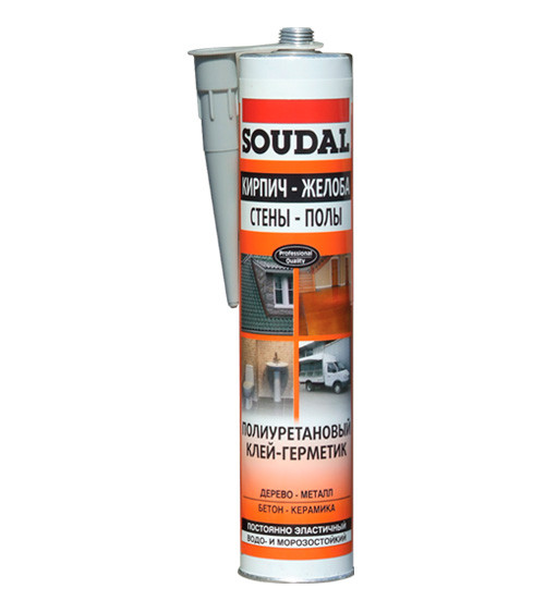 Полиуретановый герметик Соудал (Soudal) профессиональный, 300 мл
