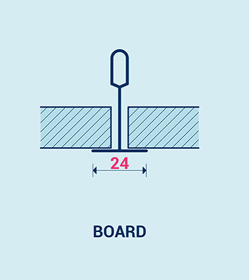 Плита подвесного потолка AMF Ecomin Orbit Board, 600*600*13мм