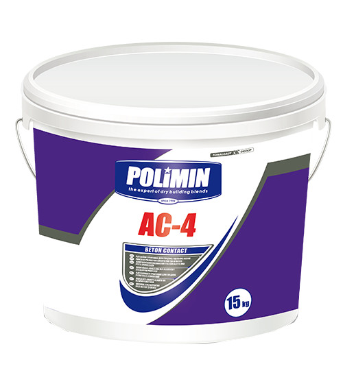 Грунтовка бетоноконтакт Полимин (Polimin) АС-4, 15 кг