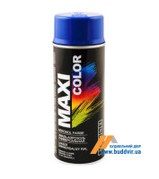 Эмаль нитро аэрозольная Макси Колор (Maxi Color) глянцевый, синий RAL5002, 400мл