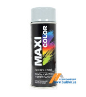 Эмаль нитро аэрозольная Макси Колор (Maxi Color) глянцевый, серыйRAL7001, 400мл