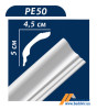 Плинтус потолочный Premium decor PE50, 50*45 мм, 2 м