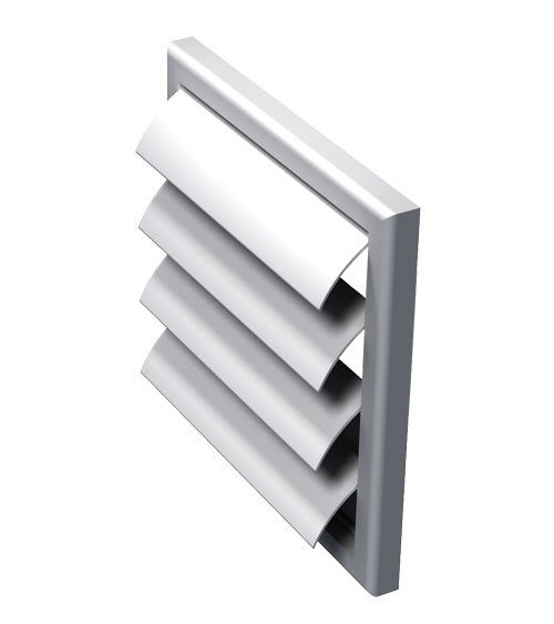 Решетка вентиляционная Vents МВ 120 Ж АБС, пластиковая
