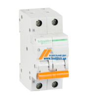 Выключатель автоматический Schneider 2Р, 40А,  С 4,5кА