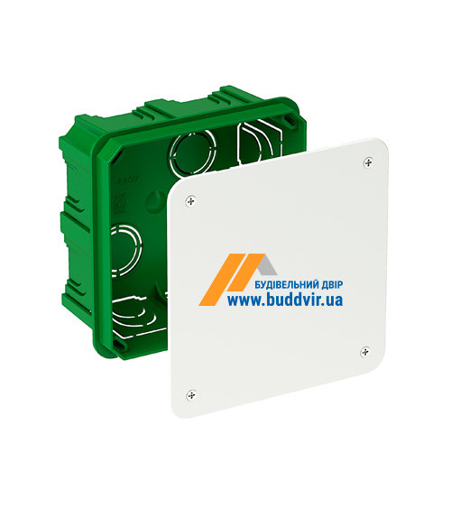 Коробка розподільча цегла/бетон з кришкою Schneider, 100х100х50