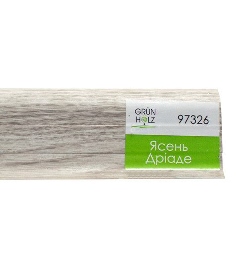 Плінтус пластиковий Grun Holz, Ясень Дріаде 97326, шт