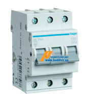 Автоматический выключаель Hager, 3P, 10А, С, 6 kA 