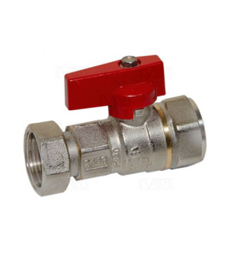 Кран прямий з накидною гайкою Біанчі (Bianchi), ВВ, 3/4"