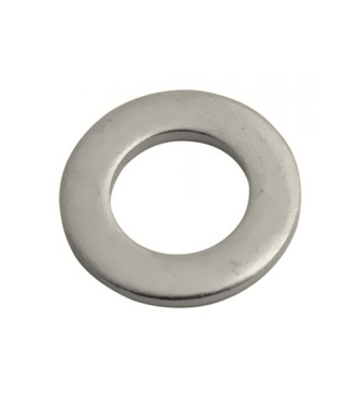 Шайба плоская Стронг (Strong) DIN 125, цинк белый, М12, 10шт