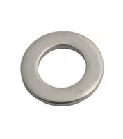 Шайба плоская Стронг (Strong) DIN 125, цинк белый, М14, 10шт