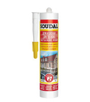 Силіконовий універсальний герметик Соудал (Soudal) прозорий, 280мл
