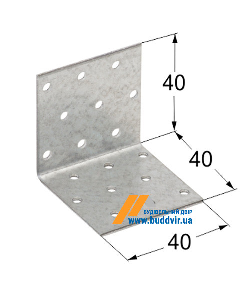 Куток рівносторонній Strong 40*40*40 мм (1,80 мм)