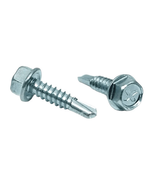 Саморіз зі свердлом по металу і шестигранною головкою Стронг (Strong), DIN7504K, 4.8*19мм, 250шт
