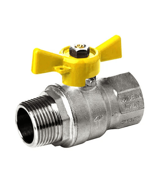 Кран газовий кульовий Бономі (Bonomi) MISSUORI GAS, 3/4", ВЗ
