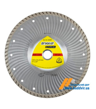 Алмазный отрезной круг Klingspor, сегмент DT 900 UT, 125х2,2х22,23 мм 