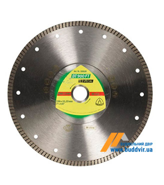 Отрезной круг Klingspor DT 900 FТ, по плитке, 230х2х22,23 мм