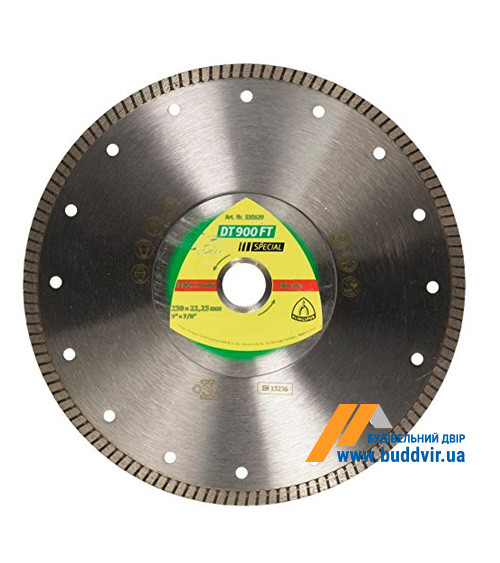 Отрезной круг Klingspor DT 900 FТ, по плитке, 230х2х22,23 мм