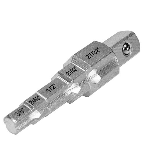Ключ Yato ступенчатый, головка с квадратом 1/2 ", до головок 3/8", 29/68 ", 1/2", 21/32 ", 27/32"