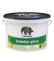 Інтер'єрна дисперсійна  фарба глибоко-матова Капарол (Caparol) Indeko-plus, білий, 2,5 л