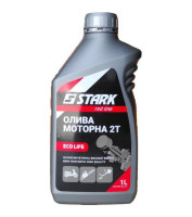 Олива Stark 2T напівсинтетична, моторна ECO LIFE, 1 л