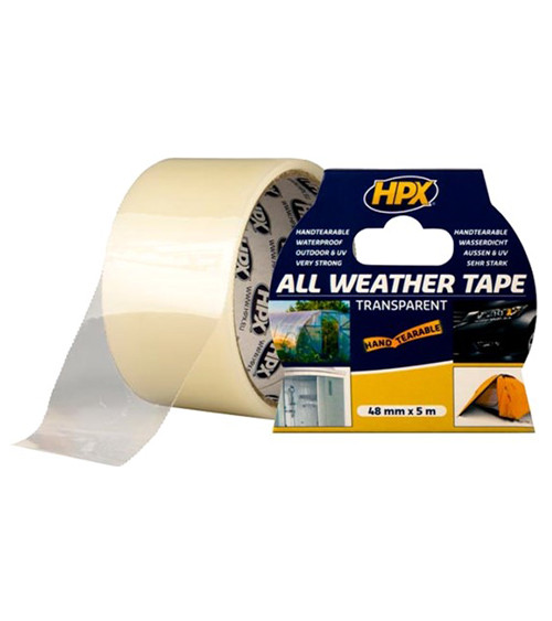 Лента HPX All Weather Tape AT4805, прозрачная, 48ммх5м