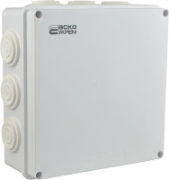 Коробка распределительная АсКо, накладная с крышкой, IP65, 200х200х80мм