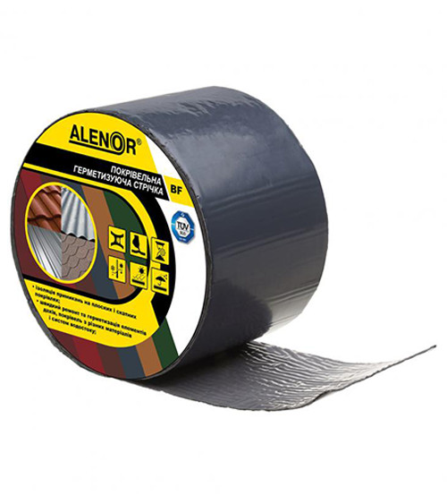Лента кровельная герметизирующая Аленор (Alenor), графитовый, 10см*3м