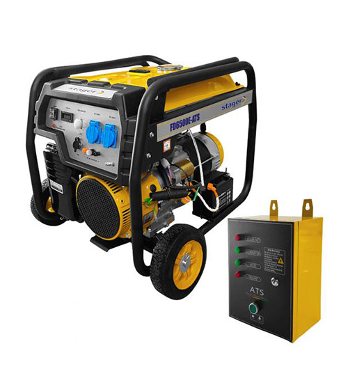 Генератор бензиновый Стагер (Stager) FD 6500E, 5.0-5.5кВт, 25л