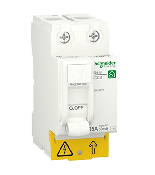 Устройство защитного отключения Шнайдер Электрик (Schneider Electric) RESI9, 2P, 25А, 30мА, тип АС
