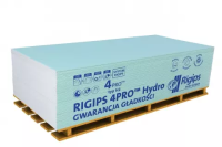 Гипсокартон влагостойкий Ригипс (Rigips) PRO Hydro typ H2, 9.5*1200*2500мм