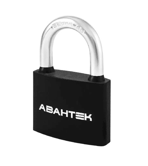 Замок навесной открытый Авантек, стальной, 60мм, 3 ключа
