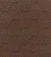 Гибкая черепица Аквазиол (Aquaizol) Мозаика, корсика, 3м2