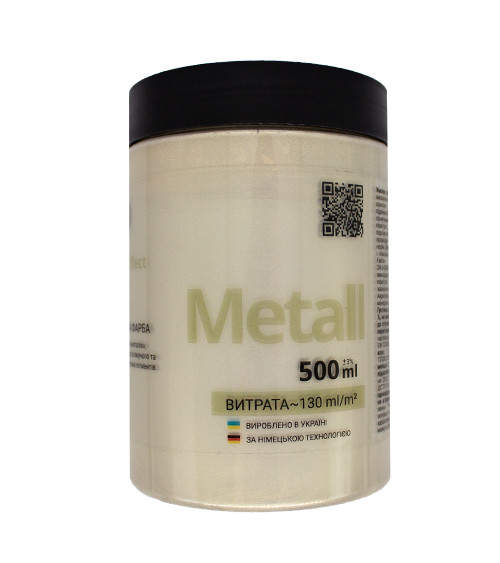 Декоративна фарба Ельф MetallicEffect Farbe, перлинний, 0.5л