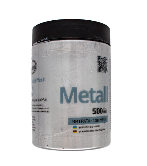 Декоративная краска Эльф MetallicEffect Farbe, серебряный, 0.5л