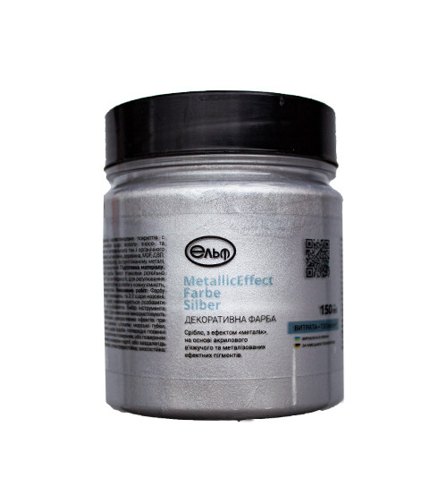 Декоративная краска Эльф MetallicEffect Farbe, серебряный, 0.15л
