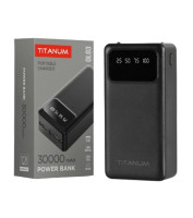 Павербанк Хавіт (Havit) Titanium, чорний, 30000мА-год