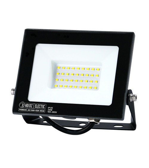 Прожектор LED Хороз (Horoz), чорний, 30Вт, 6400K, 2700Лм, 100-265В, IP65